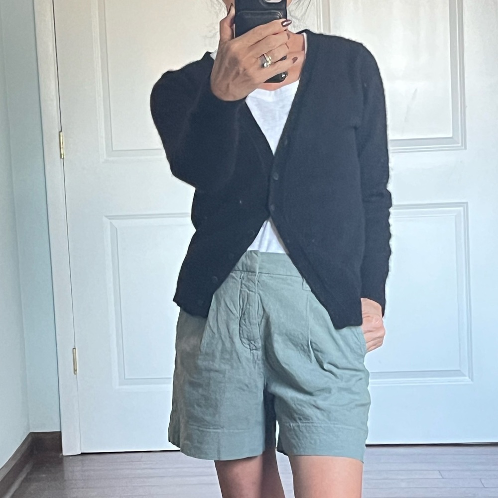 RSVP black minimalist cardigan size M